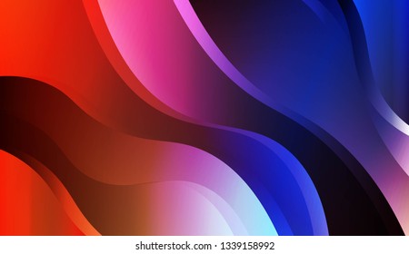 Abstract Background With Wave Gradient Shape. For Your Design Wallpapers Presentation. Vector Illustration.