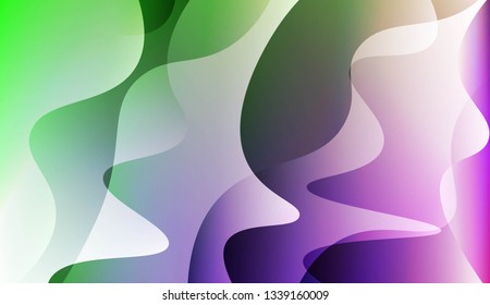 Abstract Background With Wave Gradient Shape. For Business Presentation Wallpaper, Flyer, Cover. Vector Illustration.