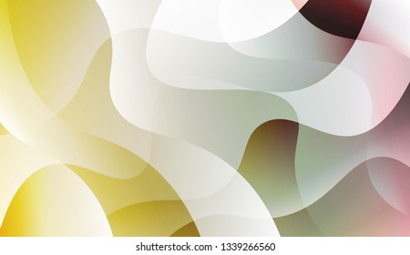 Abstract Background With Wave Gradient Shape. For Business Presentation Wallpaper, Flyer, Cover. Vector Illustration.