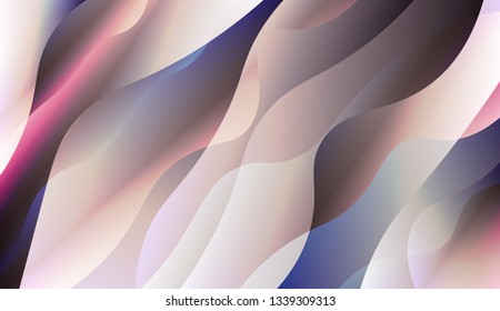Abstract Background With Wave Gradient Shape. For Futuristic Ad, Booklets. Vector Illustration with Color Gradient