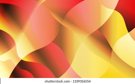 Abstract Background With Wave Gradient Shape. For Futuristic Ad, Booklets. Vector Illustration with Color Gradient