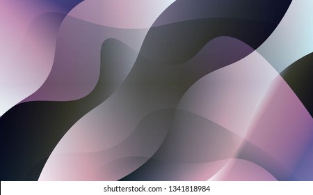 Abstract Background With Wave Gradient Shape. For Creative Templates, Cards, Color Covers Set. Vector Illustration with Color Gradient.
