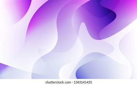 Abstract Background With Wave Gradient Shape. For Business Presentation Wallpaper, Flyer, Cover. Vector Illustration.