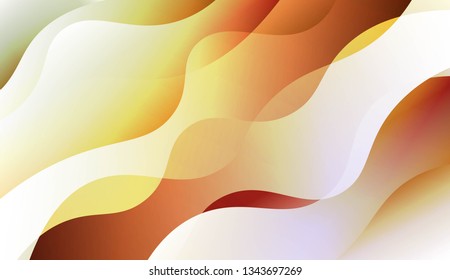 Abstract Background With Wave Gradient Shape. For Business Presentation Wallpaper, Flyer, Cover. Vector Illustration.