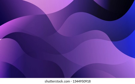 Abstract Background With Wave Gradient Shape. For Creative Templates, Cards, Color Covers Set. Vector Illustration with Color Gradient.