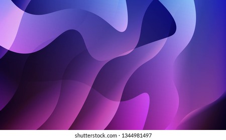 Abstract Background With Wave Gradient Shape. For Creative Templates, Cards, Color Covers Set. Vector Illustration with Color Gradient.