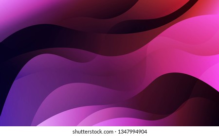 Abstract Background With Wave Gradient Shape. For Creative Templates, Cards, Color Covers Set. Vector Illustration with Color Gradient.