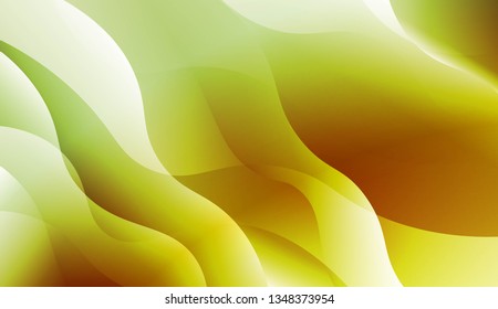 Abstract Background With Wave Gradient Shape. For Your Design Ad, Banner, Cover Page. Vector Illustration with Color Gradient.