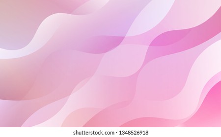 Abstract Background With Wave Gradient Shape. Design For Your Header Page, Ad, Poster, Banner. Vector Illustration with Color Gradient