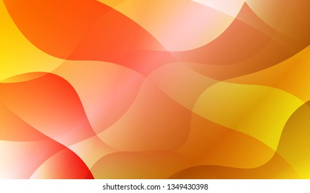 Abstract Background With Wave Gradient Shape. For Your Design Ad, Banner, Cover Page. Vector Illustration with Color Gradient