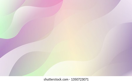 Abstract Background With Wave Gradient Shape. Design For Your Header Page, Ad, Poster, Banner. Vector Illustration with Color Gradient