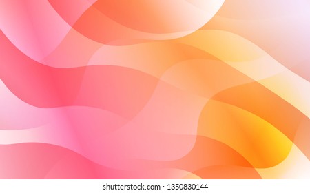 Abstract Background With Wave Gradient Shape. Design For Your Header Page, Ad, Poster, Banner. Vector Illustration with Color Gradient