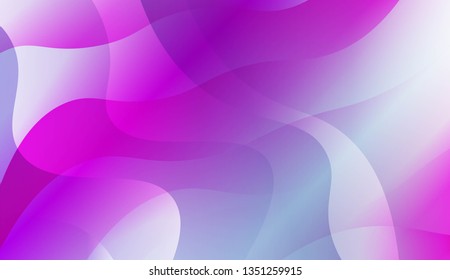 Abstract Background With Wave Gradient Shape. For Your Design Ad, Banner, Cover Page. Vector Illustration with Color Gradient