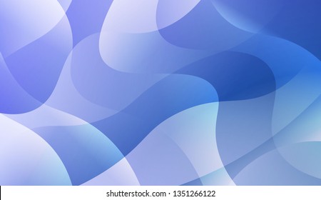 Abstract Background With Wave Gradient Shape. For Your Design Ad, Banner, Cover Page. Vector Illustration with Color Gradient