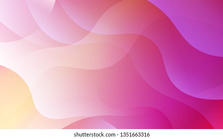 Abstract Background With Wave Gradient Shape. Design For Your Header Page, Ad, Poster, Banner. Vector Illustration with Color Gradient