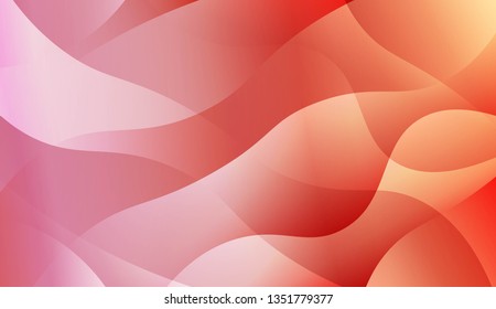 Abstract Background With Wave Gradient Shape. For Your Design Ad, Banner, Cover Page. Vector Illustration with Color Gradient