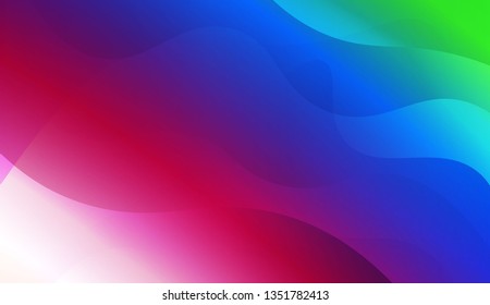 Abstract Background With Wave Gradient Shape. Design For Your Header Page, Ad, Poster, Banner. Vector Illustration with Color Gradient