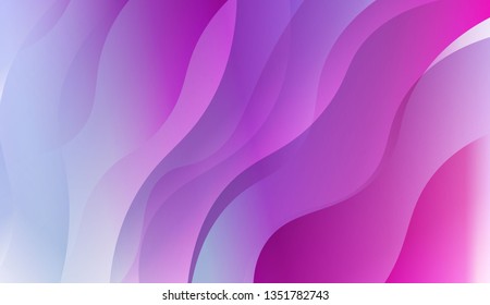 Abstract Background With Wave Gradient Shape. For Your Design Ad, Banner, Cover Page. Vector Illustration with Color Gradient