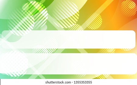 Abstract Background With Wave Gradient Shape, Line, Circle, Space for Text.. For Your Design Wallpapers Presentation. Vector Illustration with Color Gradient