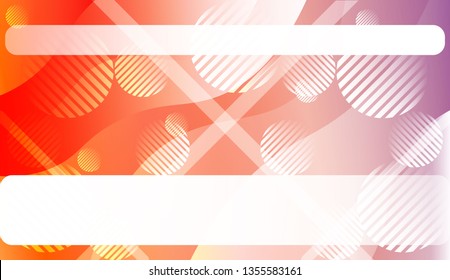 Abstract Background With Wave Gradient Shape, Line, Circle, Space for Text.. For Template Cell Phone Backgrounds. Vector Illustration with Color Gradient
