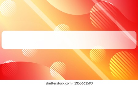 Abstract Background With Wave Gradient Shape, Line, Circle, Space for Text. For Business Presentation Wallpaper, Flyer, Cover. Vector Illustration with Color Gradient