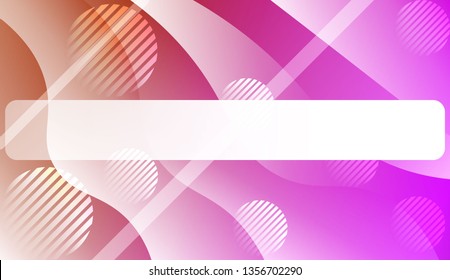 Abstract Background With Wave Gradient Shape, Line, Circle, Space for Text.. For Your Design Wallpapers Presentation. Vector Illustration with Color Gradient