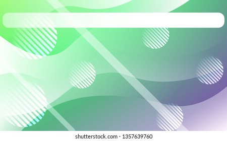 Abstract Background With Wave Gradient Shape, Line, Circle, Space for Text.. For Template Cell Phone Backgrounds. Vector Illustration with Color Gradient