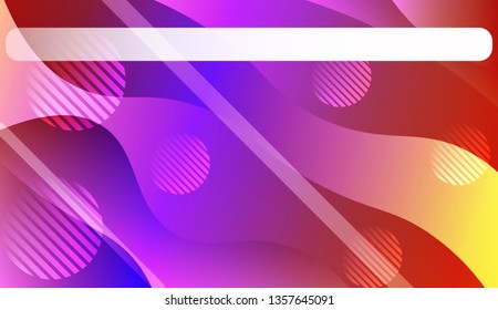 Abstract Background With Wave Gradient Shape, Line, Circle, Space for Text.. For Your Design Wallpapers Presentation. Vector Illustration with Color Gradient