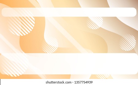 Abstract Background With Wave Gradient Shape, Line, Circle, Space for Text.. For Template Cell Phone Backgrounds. Vector Illustration with Color Gradient