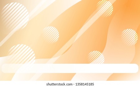 Abstract Background With Wave Gradient Shape, Line, Circle, Space for Text.. For Template Cell Phone Backgrounds. Vector Illustration with Color Gradient