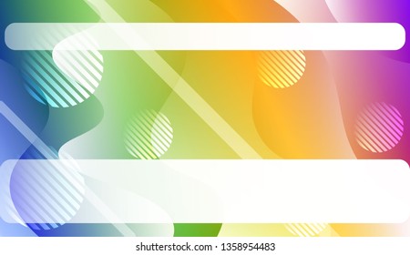 Abstract Background With Wave Gradient Shape, Line, Circle, Space for Text.. For Your Design Wallpapers Presentation. Vector Illustration with Color Gradient