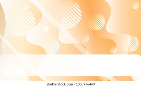 Abstract Background With Wave Gradient Shape, Line, Circle, Space for Text.. For Template Cell Phone Backgrounds. Vector Illustration with Color Gradient