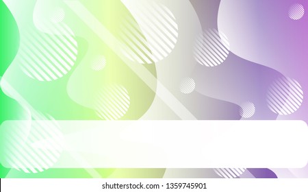 Abstract Background With Wave Gradient Shape, Line, Circle, Space for Text.. For Template Cell Phone Backgrounds. Vector Illustration with Color Gradient
