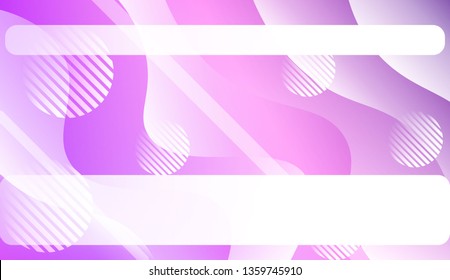 Abstract Background With Wave Gradient Shape, Line, Circle, Space for Text.. For Template Cell Phone Backgrounds. Vector Illustration with Color Gradient