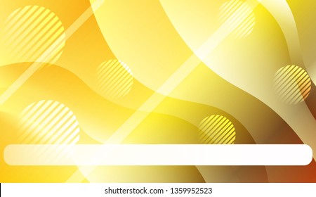 Abstract Background With Wave Gradient Shape, Line, Circle, Space for Text.. For Template Cell Phone Backgrounds. Vector Illustration with Color Gradient