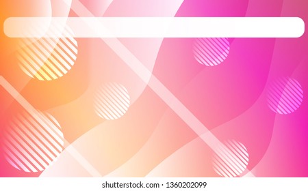 Abstract Background With Wave Gradient Shape, Line, Circle, Space for Text.. For Template Cell Phone Backgrounds. Vector Illustration with Color Gradient