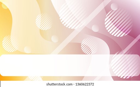 Abstract Background With Wave Gradient Shape, Line, Circle, Space for Text.. For Your Design Wallpapers Presentation. Vector Illustration with Color Gradient