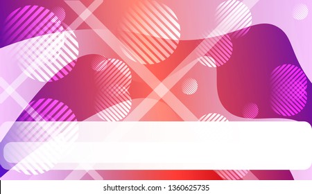Abstract Background With Wave Gradient Shape, Line, Circle, Space for Text.. For Template Cell Phone Backgrounds. Vector Illustration with Color Gradient