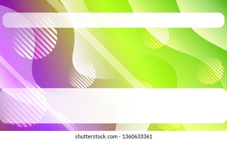 Abstract Background With Wave Gradient Shape, Line, Circle, Space for Text.. For Your Design Wallpapers Presentation. Vector Illustration with Color Gradient