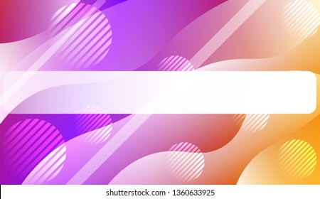 Abstract Background With Wave Gradient Shape, Line, Circle, Space for Text.. For Your Design Wallpapers Presentation. Vector Illustration with Color Gradient