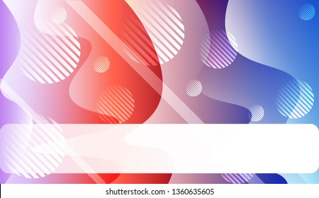Abstract Background With Wave Gradient Shape, Line, Circle, Space for Text.. For Your Design Wallpapers Presentation. Vector Illustration with Color Gradient