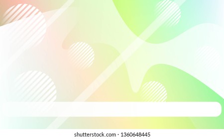 Abstract Background With Wave Gradient Shape, Line, Circle, Space for Text. For Your Design Landing Page Wallpapers Presentation. Vector Illustration with Color Gradient