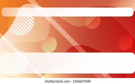 Abstract Background With Wave Gradient Shape, Line, Circle, Space for Text. For Business Presentation Wallpaper, Flyer, Cover. Vector Illustration with Color Gradient