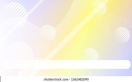 Abstract Background With Wave Gradient Shape, Line, Circle, Space for Text. For Your Design Landing Page Wallpapers Presentation. Vector Illustration with Color Gradient