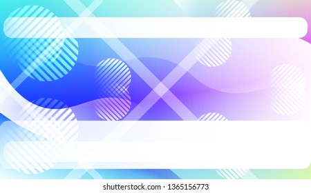 Abstract Background With Wave Gradient Shape, Line, Circle, Space for Text. For Your Design Landing Page Wallpapers Presentation. Vector Illustration with Color Gradient