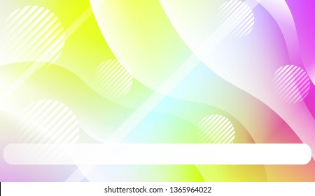 Abstract Background With Wave Gradient Shape, Line, Circle, Space for Text. For Your Design Landing Page Wallpapers Presentation. Vector Illustration with Color Gradient