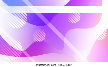 Abstract Background With Wave Gradient Shape, Line, Circle, Space for Text. For Your Design Landing Page Wallpapers Presentation. Vector Illustration with Color Gradient
