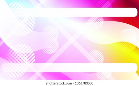 Abstract Background With Wave Gradient Shape, Line, Circle, Space for Text. For Your Design Landing Page Wallpapers Presentation. Vector Illustration with Color Gradient
