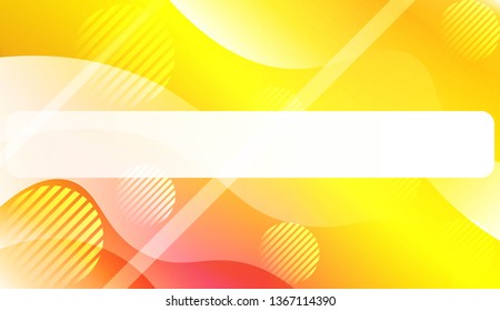 Abstract Background With Wave Gradient Shape, Line, Circle, Space for Text. For Your Design Landing Page Wallpapers Presentation. Vector Illustration with Color Gradient