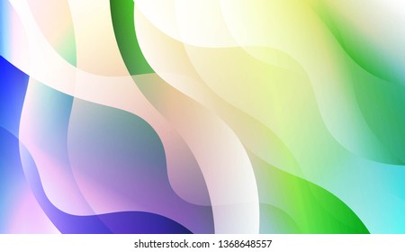 Abstract Background With Wave Gradient Shape. For Creative Templates, Cards, Color Covers Set. Vector Illustration with Color Gradient